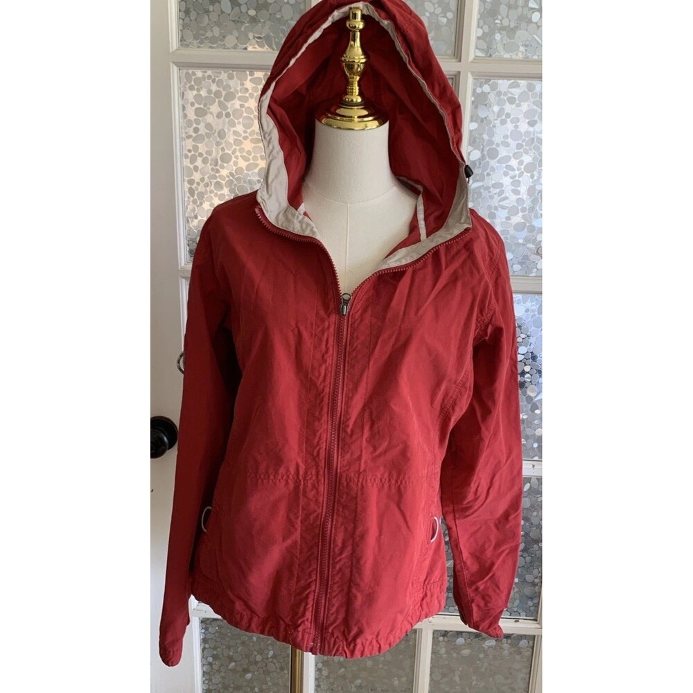 Columbia Jacket Women's L Spring Summer Cotton Blend Hiking Camping Boating